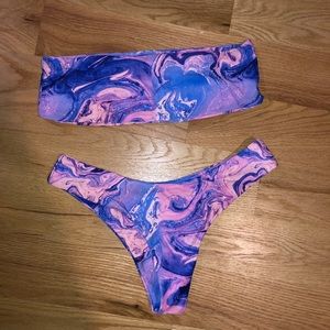 Tie dye bikini